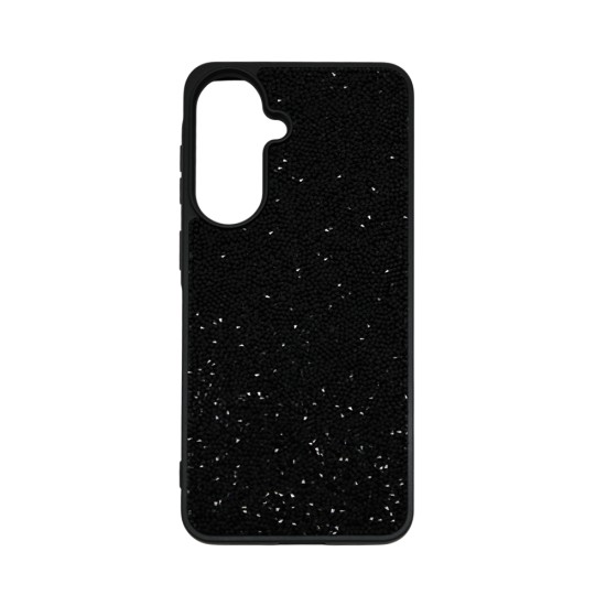 Capa de Silicone Dura de Designer com Cristais de Diamante para Samsung Galaxy A57 Azul